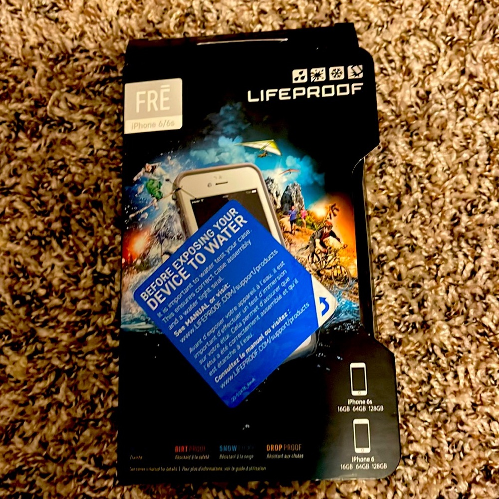 iphone 6/6s lifeproof fre case